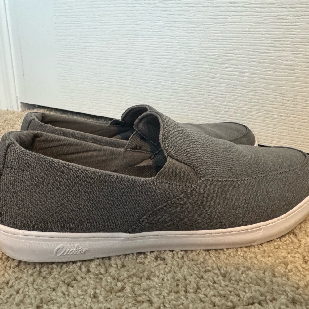 Mens Travis Mathew Gray Slip-On Men's Shoes